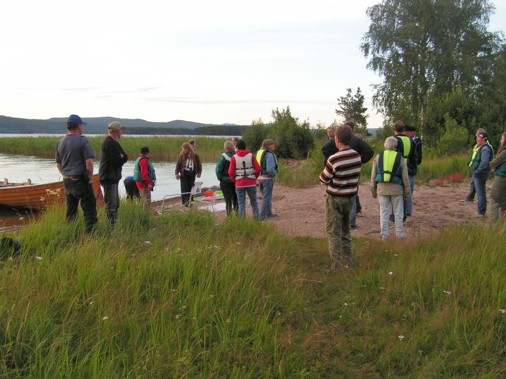 Strandhugg under kykbåtsrodden