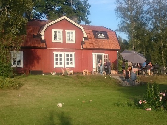Kvällsmaten på gång hos Ekebergs.